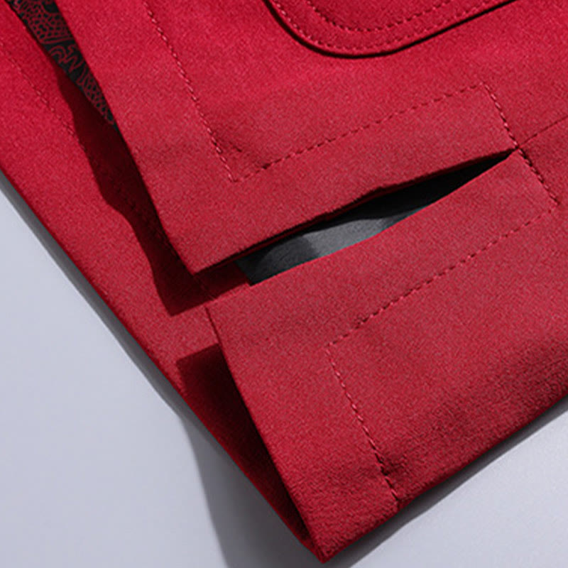 Buddha Stones, bestickter Tang-Anzug mit chinesischem Neujahrsmotiv, Hanfu, traditionelle Uniform, langärmeliges Oberteil und Hose, Kleidung für Herren - image 14