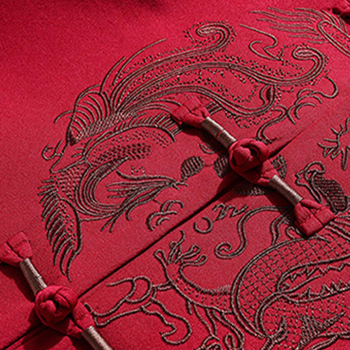 Buddha Stones, bestickter Tang-Anzug mit chinesischem Neujahrsmotiv, Hanfu, traditionelle Uniform, langärmeliges Oberteil und Hose, Kleidung für Herren - image 11