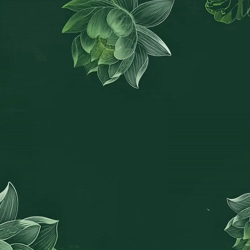 Buddha Stones Dunkelgrün Lotusblüte Blatt Druck Gym Fitness Leggings Damen Yoga Hose - image 1