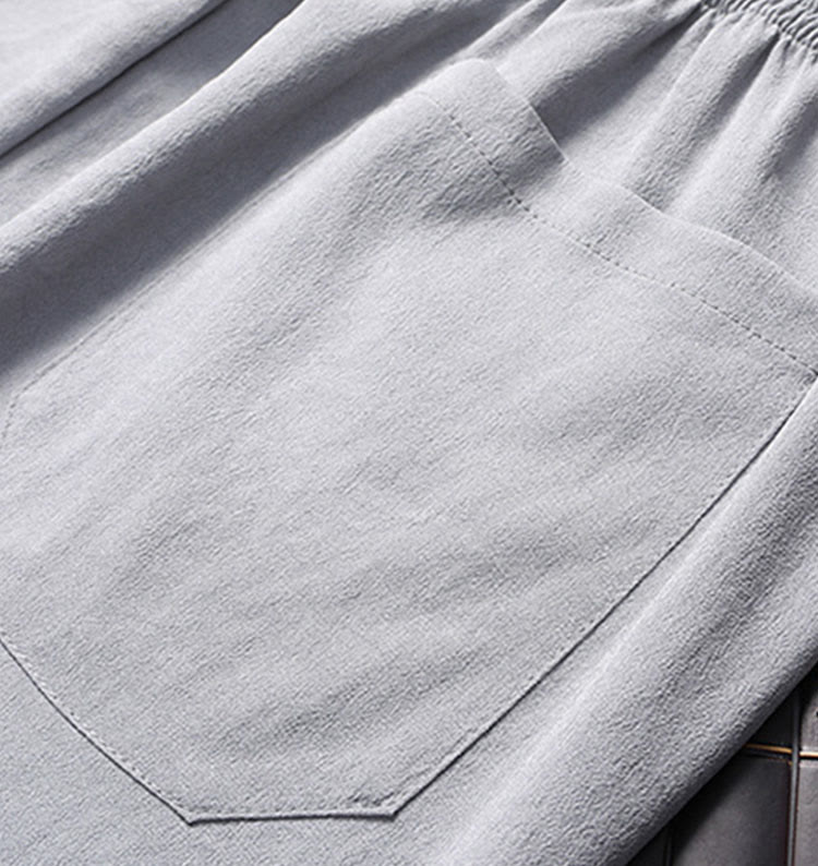 Buddha Stones, chinesisches Neujahr, bestickter Drache, Froschknopf, Tang-Anzug, Hanfu, langärmeliges Oberteil und Hose, Kleidung für Herren - image 14