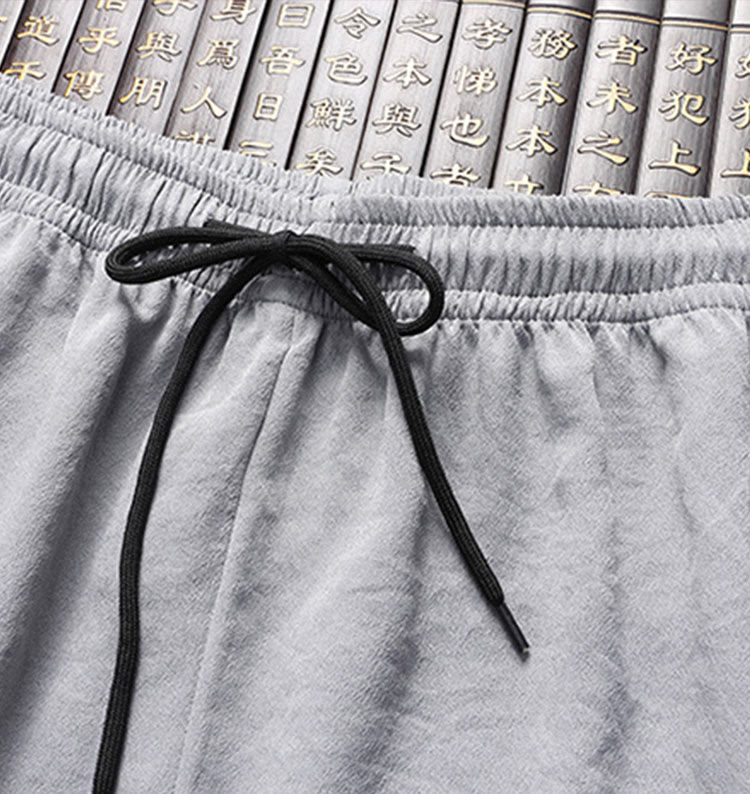 Buddha Stones, chinesisches Neujahr, bestickter Drache, Froschknopf, Tang-Anzug, Hanfu, langärmeliges Oberteil und Hose, Kleidung für Herren - image 12