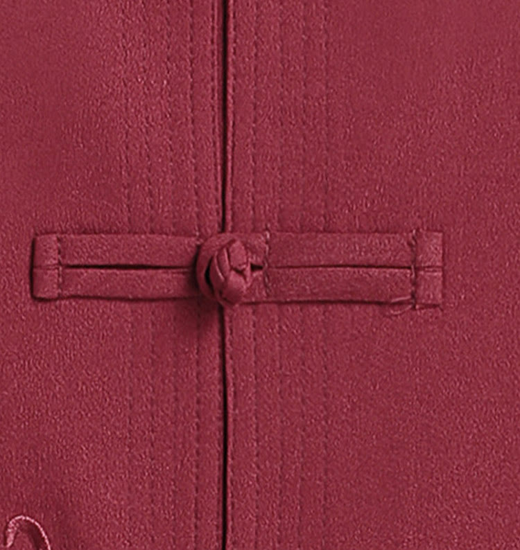 Buddha Stones, chinesisches Neujahr, bestickter Drache, Froschknopf, Tang-Anzug, Hanfu, langärmeliges Oberteil und Hose, Kleidung für Herren - image 4