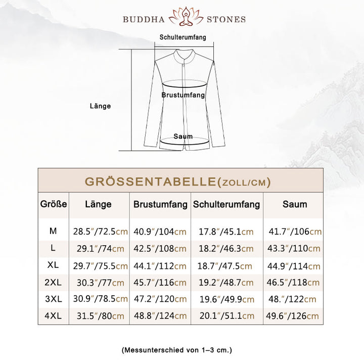 Buddha Stones , einfarbig, chinesischer Tang-Anzug, Baumwoll-Leinen-Jacke, Herrenbekleidung - image 6