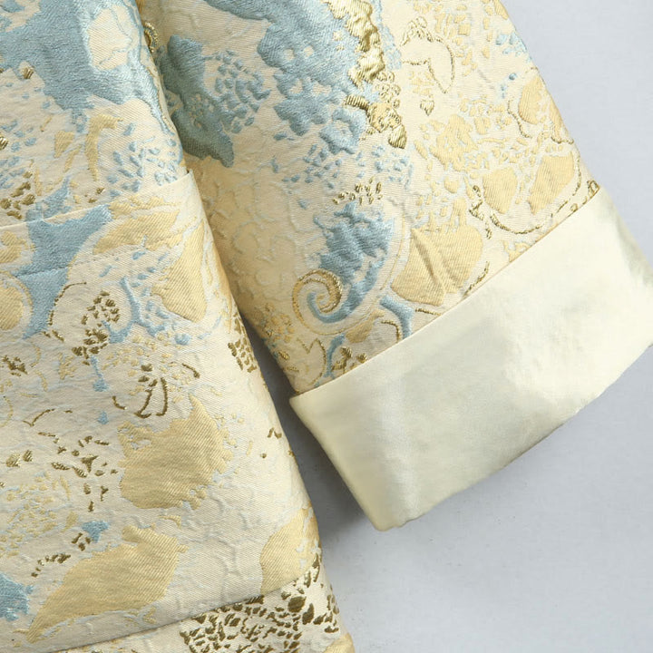 Buddha Stones, chinesisches Neujahr, Jacquard-Stickerei, Froschknopf, Tang-Anzug, Herrenjacke, Hemd mit Taschen - image 8