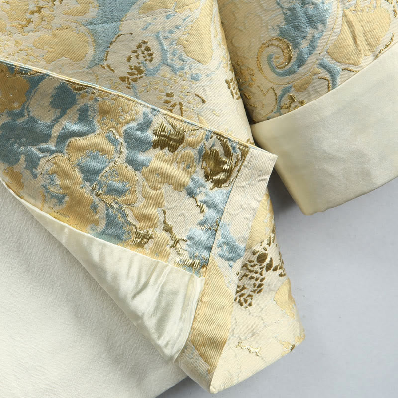 Buddha Stones, chinesisches Neujahr, Jacquard-Stickerei, Froschknopf, Tang-Anzug, Herrenjacke, Hemd mit Taschen - image 7