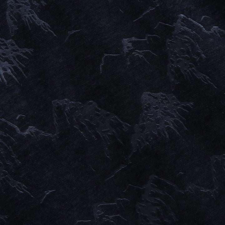 Buddha Stones, chinesisches Neujahrs-Landschaftsdruck, handgefertigt, Froschknopf, Tang-Anzug, Herrenjacke, Hemd mit Taschen - image 11