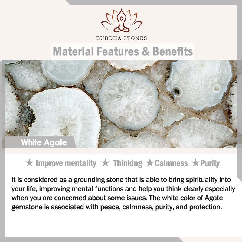 Buddha Stones ​​Fünf Elemente Verschiedene Kristalle Achat Erdbeerquarz Weisheitsarmband - image 9