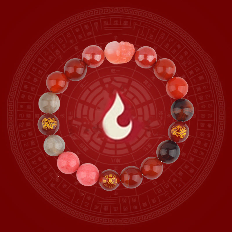 Buddha Stones ​​Fünf Elemente Verschiedene Kristall Achat Pixiu Reichtum Armband - image 22