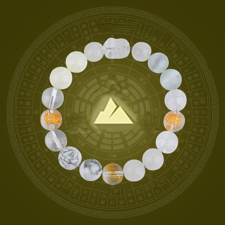 Buddha Stones ​​Fünf Elemente Verschiedene Kristall Achat Pixiu Reichtum Armband - image 3