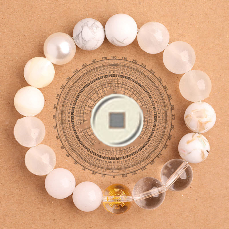 Buddha Stones Fünf Elemente Verschiedene Achat Balance Glück Armband - image 5