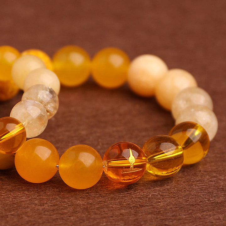 Buddha Stones Fünf Elemente Verschiedene Achat Balance Glück Armband - image 46