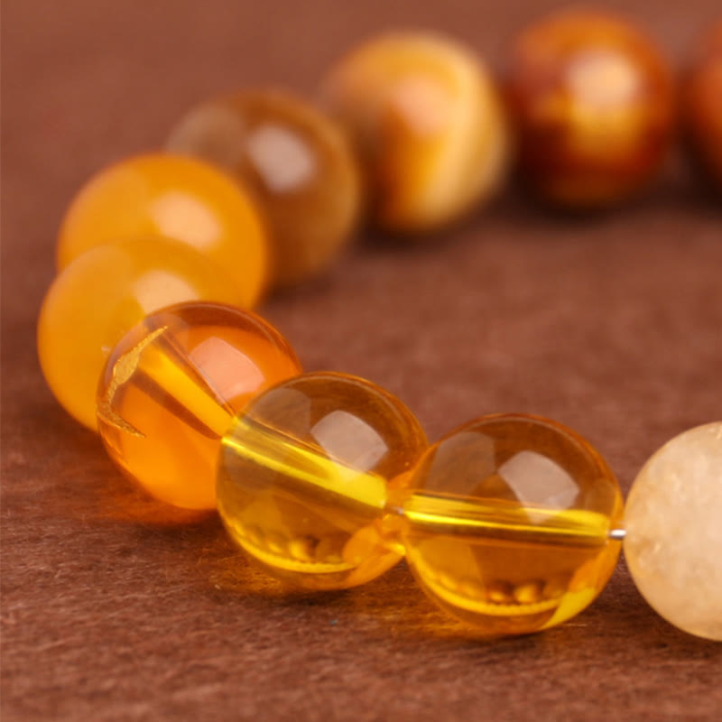 Buddha Stones Fünf Elemente Verschiedene Achat Balance Glück Armband - image 47