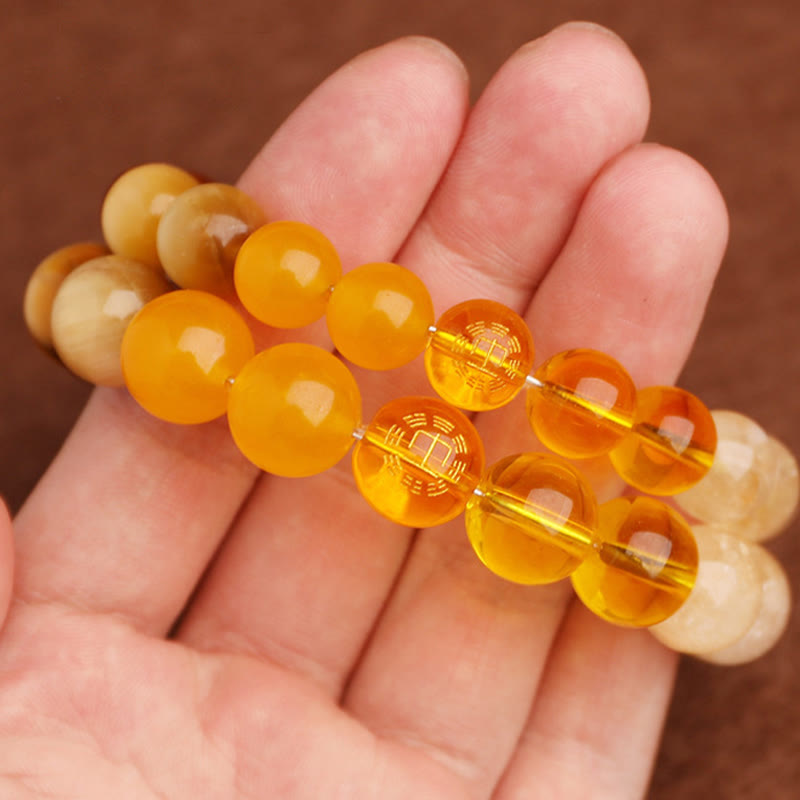 Buddha Stones Fünf Elemente Verschiedene Achat Balance Glück Armband - image 52