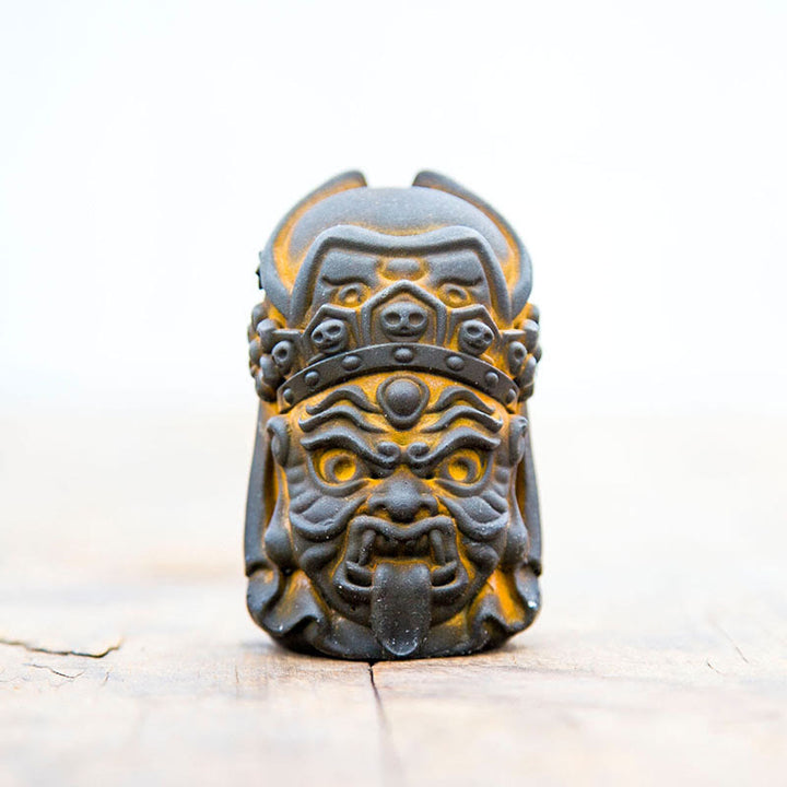 Buddha Stones , handgefertigt, Zakiram, Eisenpulver, Rostguss, Kunstharz, Zen-Statue, Heimdekoration - image 12