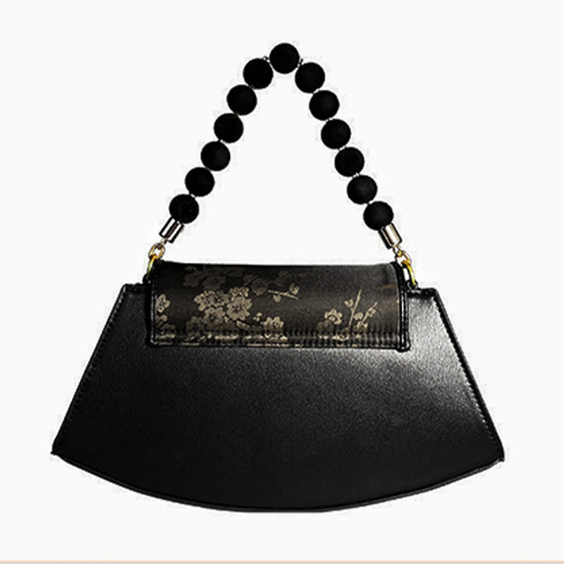 Buddha Stones Plum Bambus Perlenkette Xiangyunsha Seide Umhängetasche Schultertasche