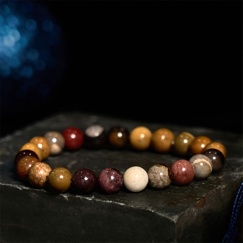 Buddha Stones Mookait-Armband für emotionales Wachstum