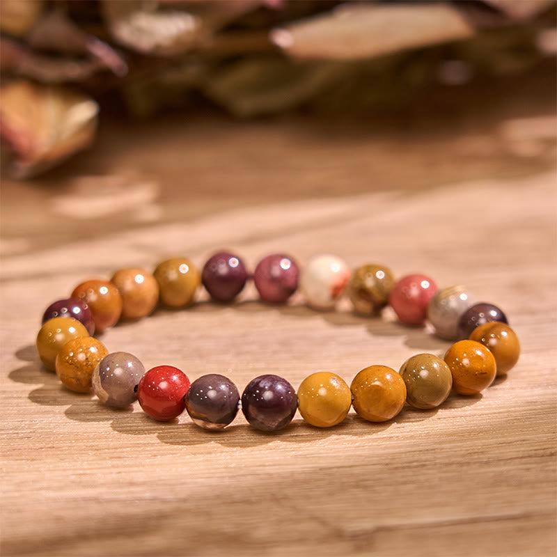 Buddha Stones Mookait-Armband für emotionales Wachstum