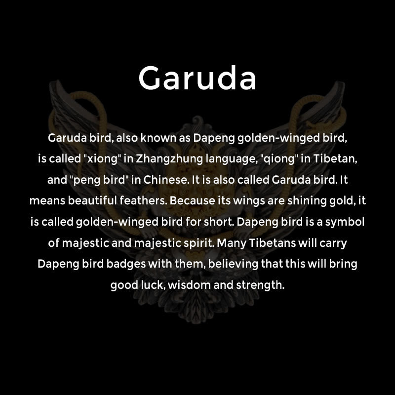 Halskette mit Anhänger Buddha Stones 925 Sterling Silber tibetischer Garuda Vogel Drache Schlange Weisheit - image 8