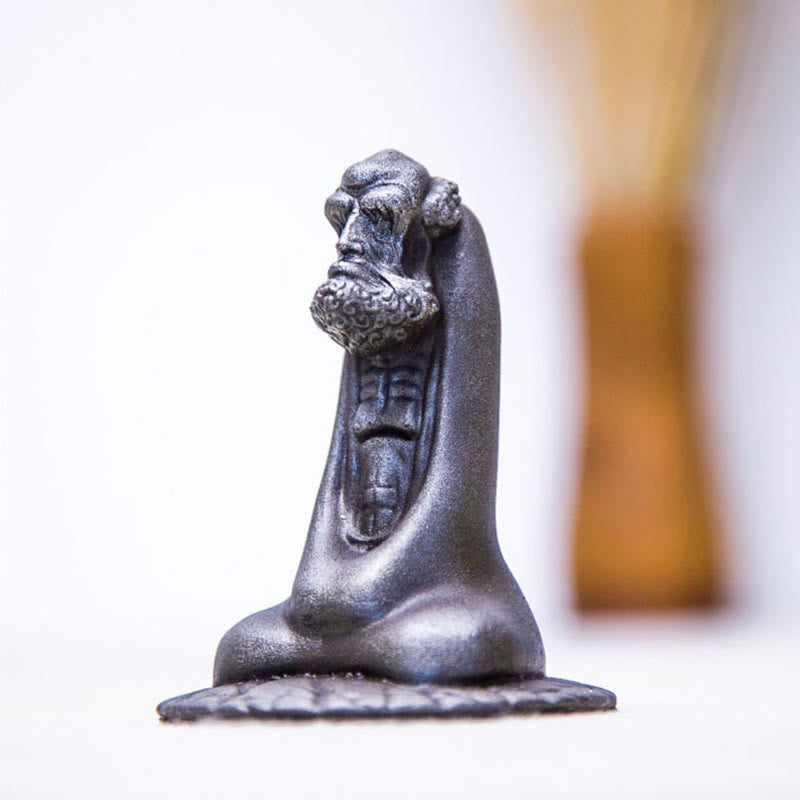 Buddha Stones , handgefertigt, Bodhidharma, Eisenpulver, Rostguss, Kunstharz, Statue, Heimdekoration - image 16