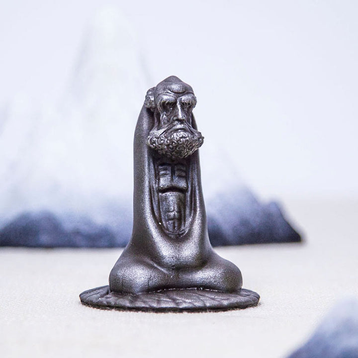 Buddha Stones , handgefertigt, Bodhidharma, Eisenpulver, Rostguss, Kunstharz, Statue, Heimdekoration - image 21