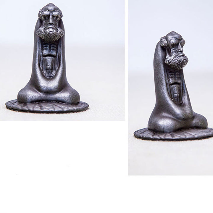 Buddha Stones , handgefertigt, Bodhidharma, Eisenpulver, Rostguss, Kunstharz, Statue, Heimdekoration - image 26