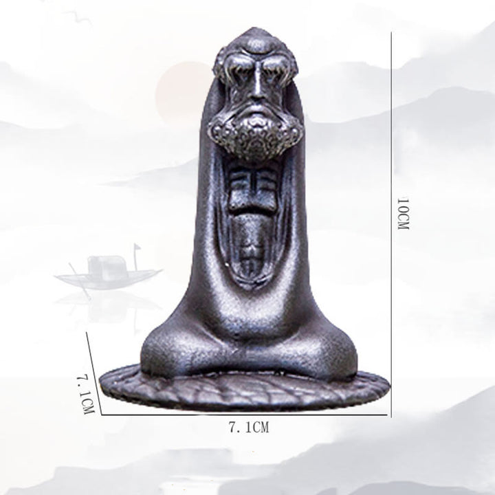 Buddha Stones , handgefertigt, Bodhidharma, Eisenpulver, Rostguss, Kunstharz, Statue, Heimdekoration - image 27