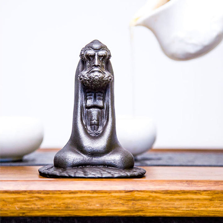 Buddha Stones , handgefertigt, Bodhidharma, Eisenpulver, Rostguss, Kunstharz, Statue, Heimdekoration - image 24