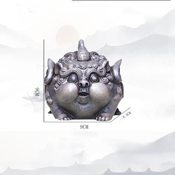 Buddha Stones, handgefertigt, Reichtum, PiXiu, Eisenpulver, Rostguss, Kunstharz, Statue, Heimdekoration - image 27