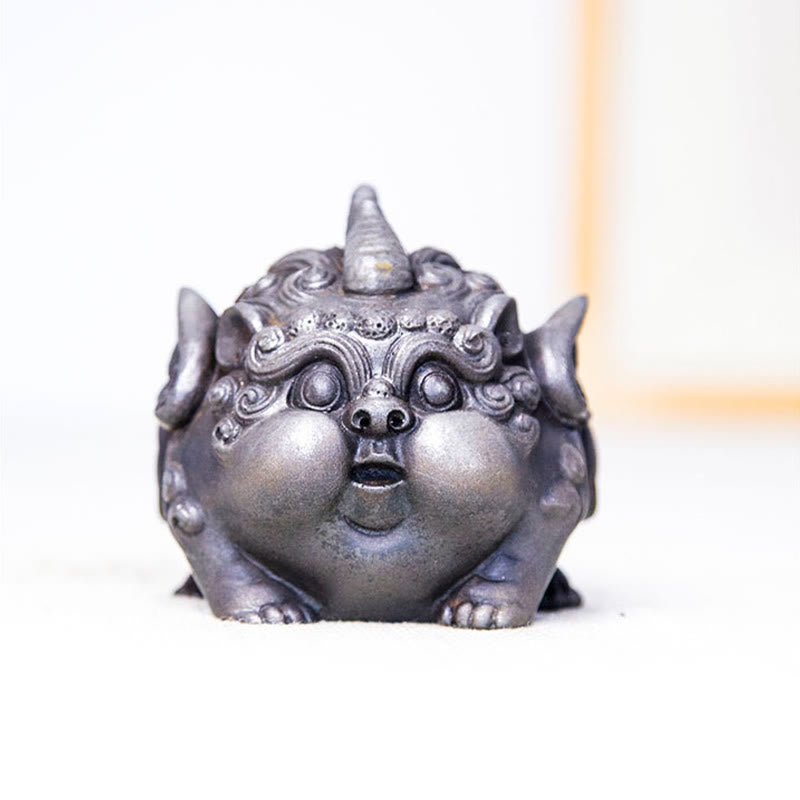 Buddha Stones, handgefertigt, Reichtum, PiXiu, Eisenpulver, Rostguss, Kunstharz, Statue, Heimdekoration - image 24