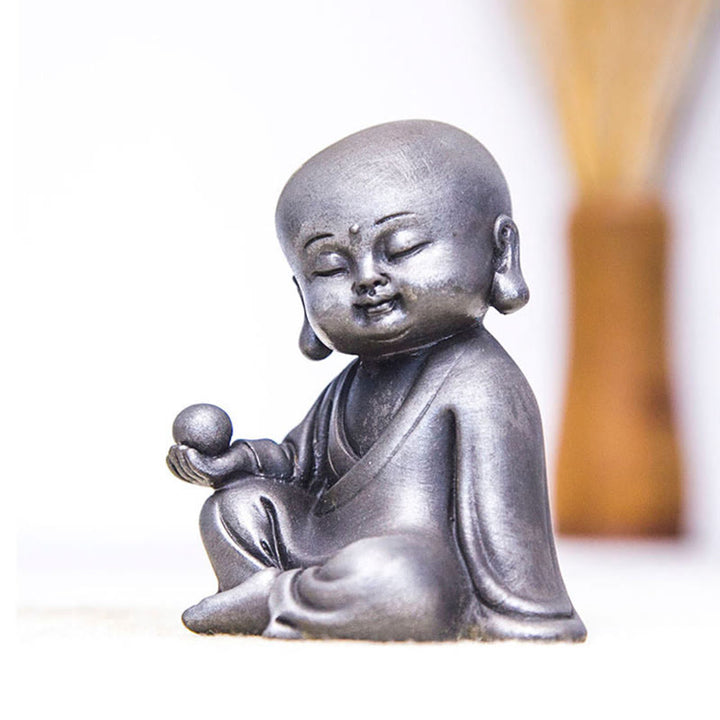 Buddha Stones, handgefertigt, Ksitigarbha, Kwan, Yin, Guanyin, Avalokitesvara, Tathagata, Eisenpulver, Rost, Gussharz, Statue, Heimdekoration - image 22