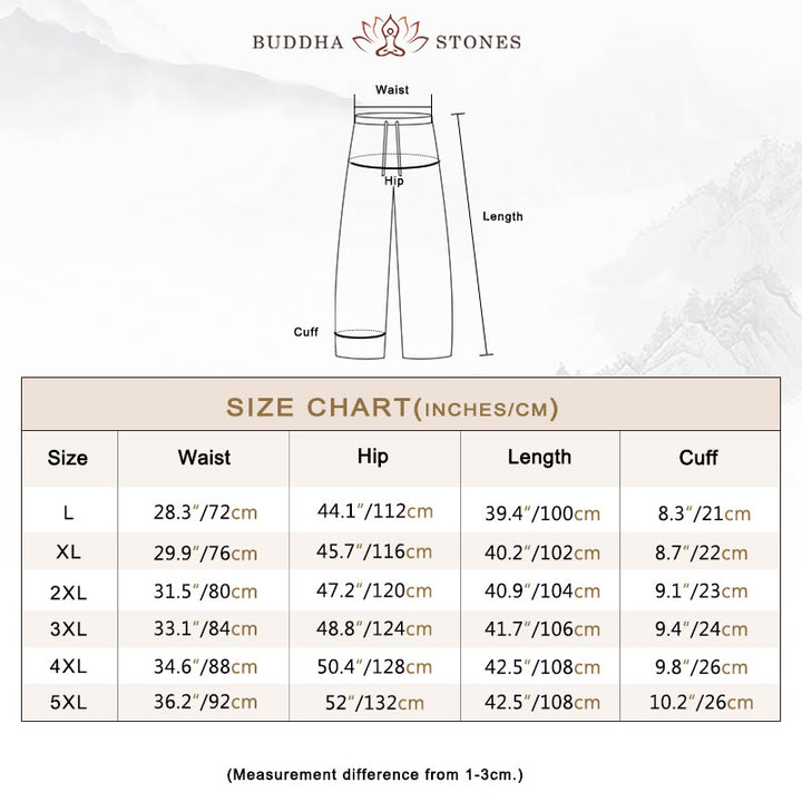 Buddha Stones Herbst Winter Herren Kordelzug Cordhose Solide Hose mit Taschen - image 5