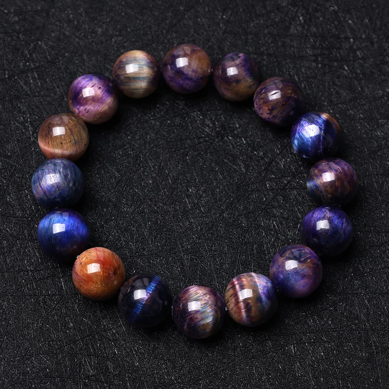 Buddha Stones Verschiedene Tigerauge Vertrauensarmband
