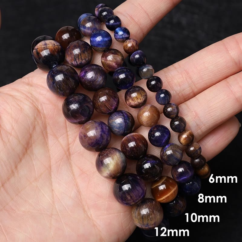 Buddha Stones Verschiedene Tigerauge Vertrauensarmband