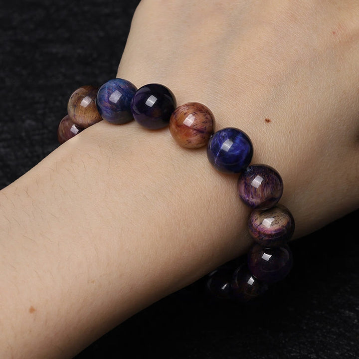 Buddha Stones Verschiedene Tigerauge Vertrauensarmband