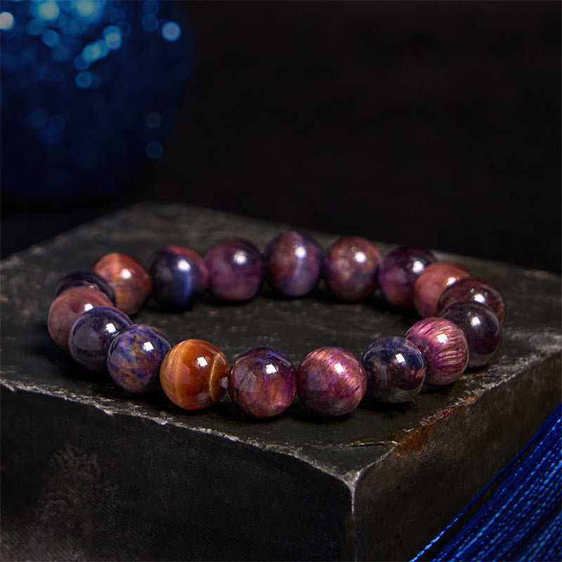 Buddha Stones Verschiedene Tigerauge Vertrauensarmband