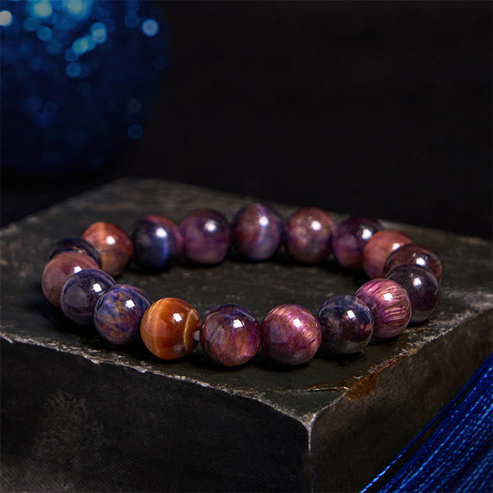 Buddha Stones Verschiedene Tigerauge Vertrauensarmband