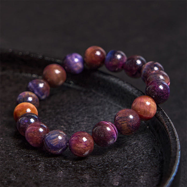 Buddha Stones Verschiedene Tigerauge Vertrauensarmband