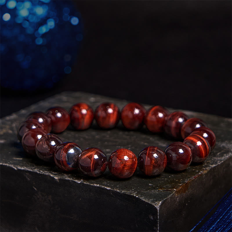 Buddha Stones Verschiedene Tigerauge Vertrauensarmband