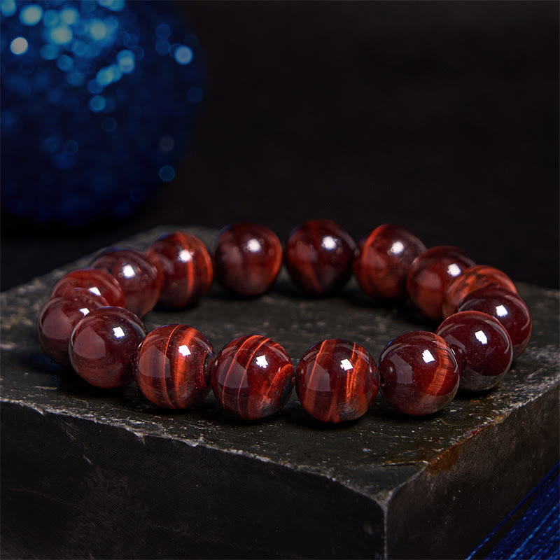 Buddha Stones Verschiedene Tigerauge Vertrauensarmband