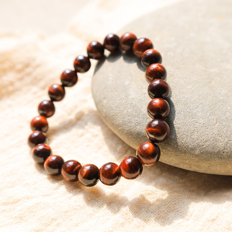 Buddha Stones Verschiedene Tigerauge Vertrauensarmband