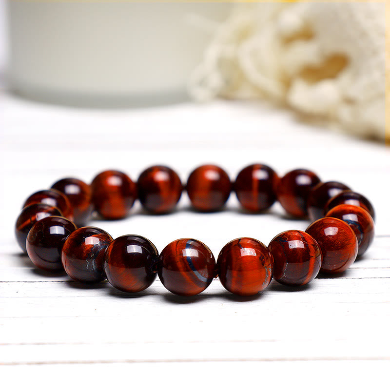 Buddha Stones Verschiedene Tigerauge Vertrauensarmband