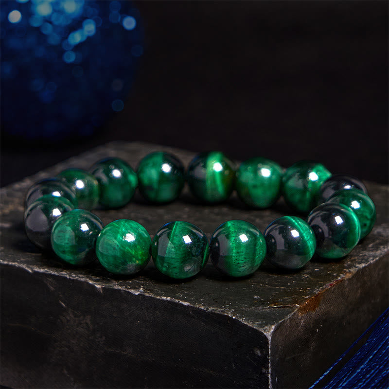 Buddha Stones Verschiedene Tigerauge Vertrauensarmband