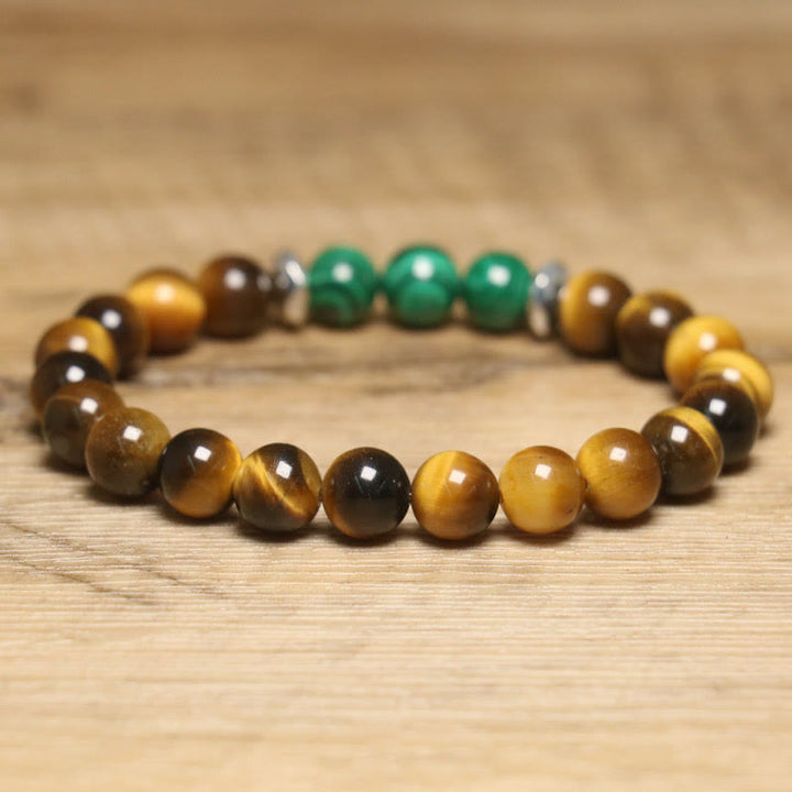 Buddha Stones Verschiedene Tigerauge Vertrauensarmband