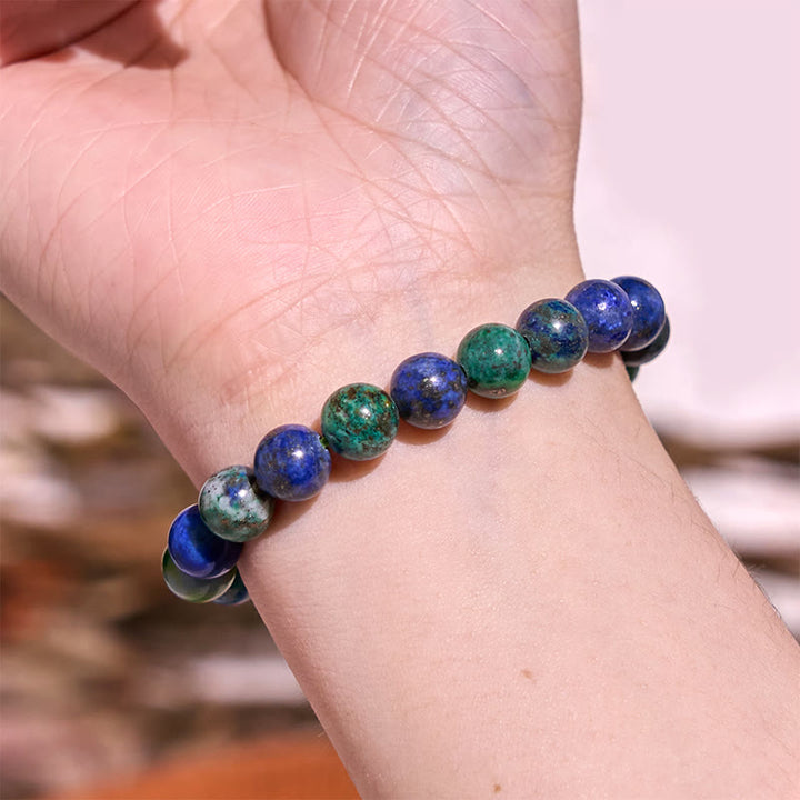 Buddha-Stein, verschiedene Kristalle, Malachit, Lazurit, Lapislazuli, Hemimorphit, Ruhe-Armband - image 105