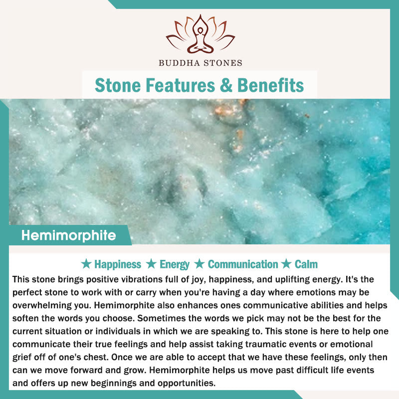 Buddha-Stein Verschiedene Kristalle Malachit Lazurit Hemimorphit Ruhe Armband - image 11