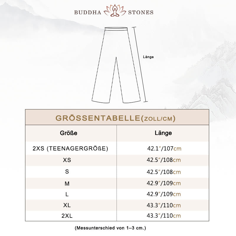 Kleidungsset mit Buddha-Steinen, Weiß Kranich, Meer, Baumwolle und Leinen, Meditation, Gebet, spirituelles Zen, Tai Chi, Qigong, Praxis - image 6