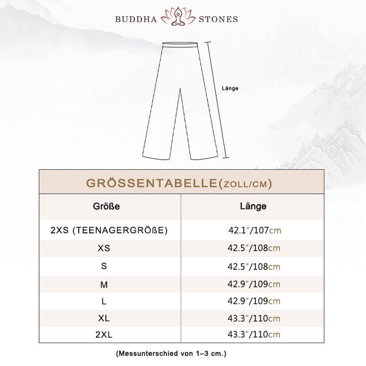 Kleidungsset mit Buddha-Steinen, Weiß Kranich, Meer, Baumwolle und Leinen, Meditation, Gebet, spirituelles Zen, Tai Chi, Qigong, Praxis - image 6