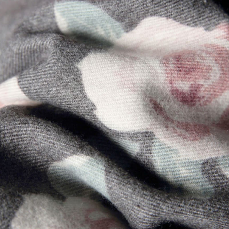 Buddha Stones ​​Tibetischer Schal Garten Rose Herbst Winter Gemütlicher Reiseschal Wickelschal - image 24