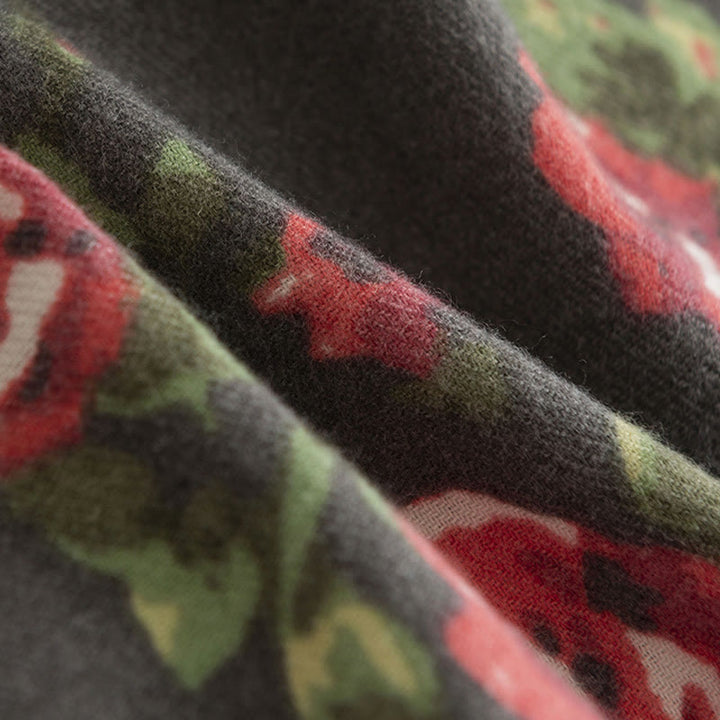 Buddha Stones ​​Tibetische Rose Blume Garten Schal Herbst Winter gemütliche Schal wickeln  - image 16