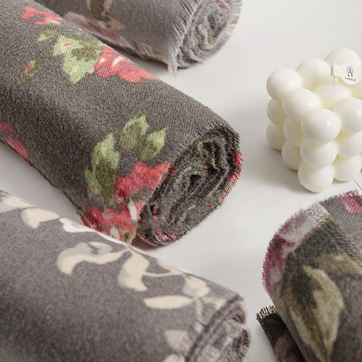 Buddha Stones ​​Tibetische Rose Blume Garten Schal Herbst Winter gemütliche Schal wickeln  - image 27